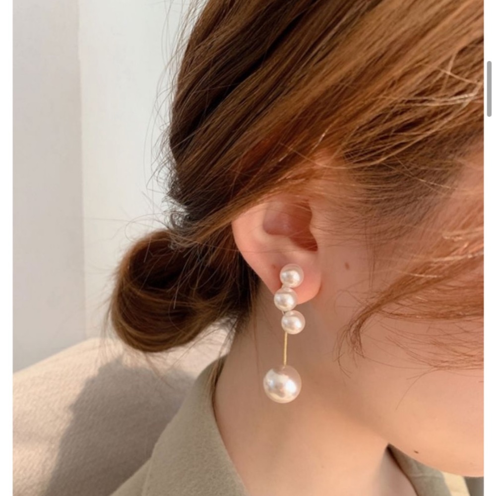 s925 Two style in one Travel,Wedding ideas Simple temperament pearls 14k gold
